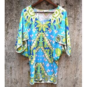 Trina Turk Multicolor Geometric Print Dress Size Small